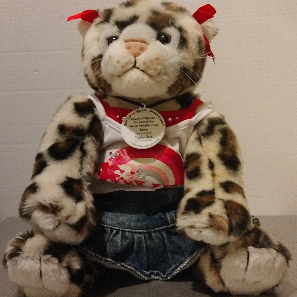 Build A Bear Snow Leopard